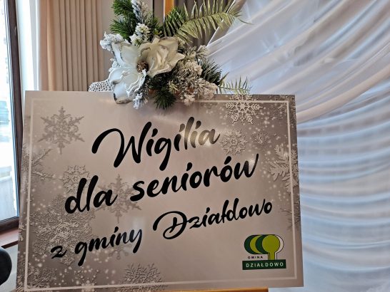 Wigilia dla Seniorów z Gminy Działdowo – 9 grudnia 2022