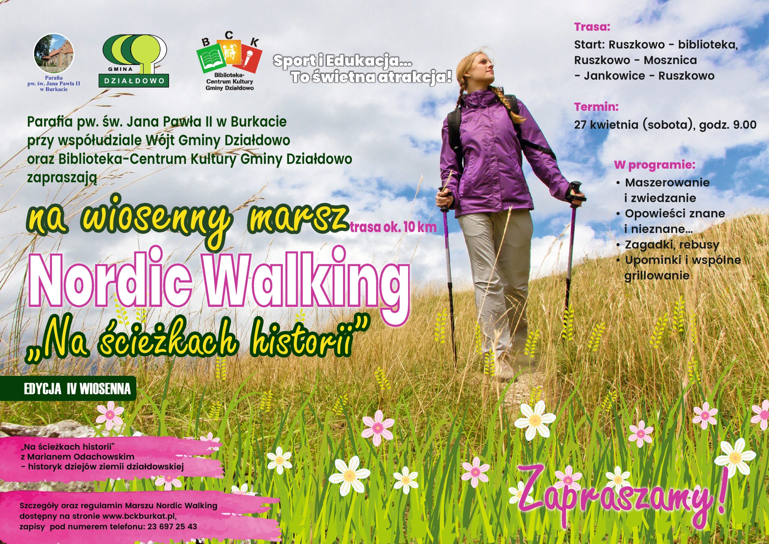 You are currently viewing Wiosenny marsz Nordic Walking – 27 kwietnia 2024