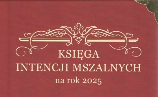 Księga Intencji Mszalnych na 2025 rok