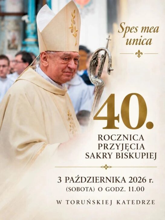 40. rocznica sakry biskupiej Biskupa Andrzeja Suskiego – 3 października 2026